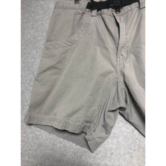 KAVU Stand Up Belted Belt Hiking Fishing Tan Shorts Mens XXL Fits 40x8 Canvas - Picture 4 of 11